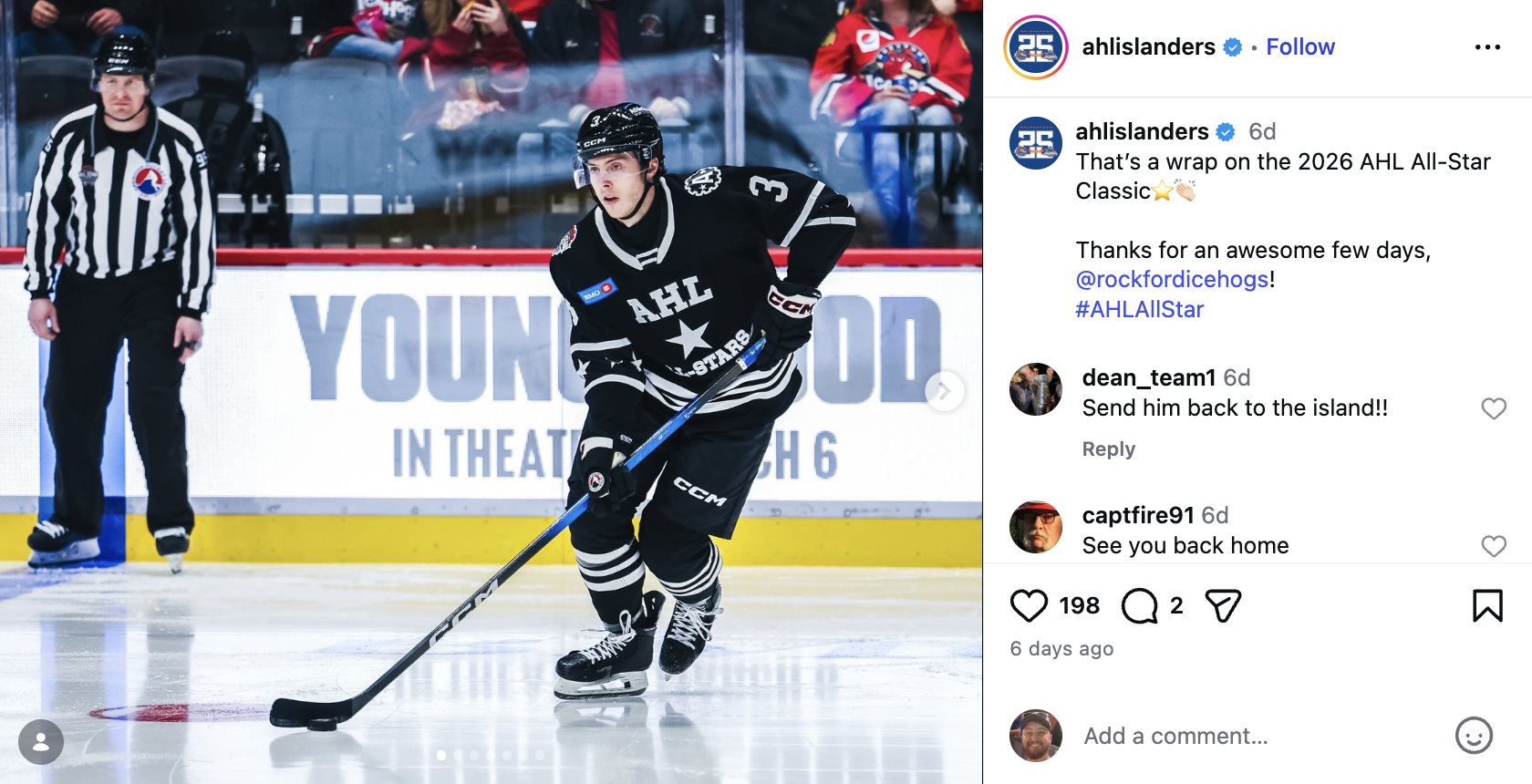 Ahl Islanders - Instagram Post